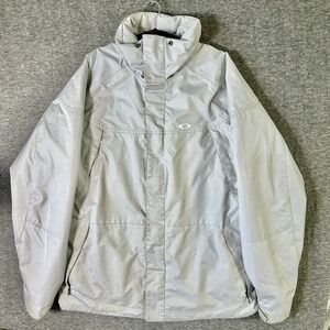 Oakley Software Ski Jacket Men's Size XL Gray Regular Fit Snow Winter Coat